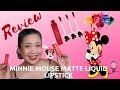 Dose of Colors Minnie Mouse Matte Liquid Lipstick Review  Try On  Swatch  Mature skin makeup