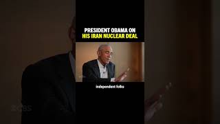 President Obama explains how impactful his Iran deal was.