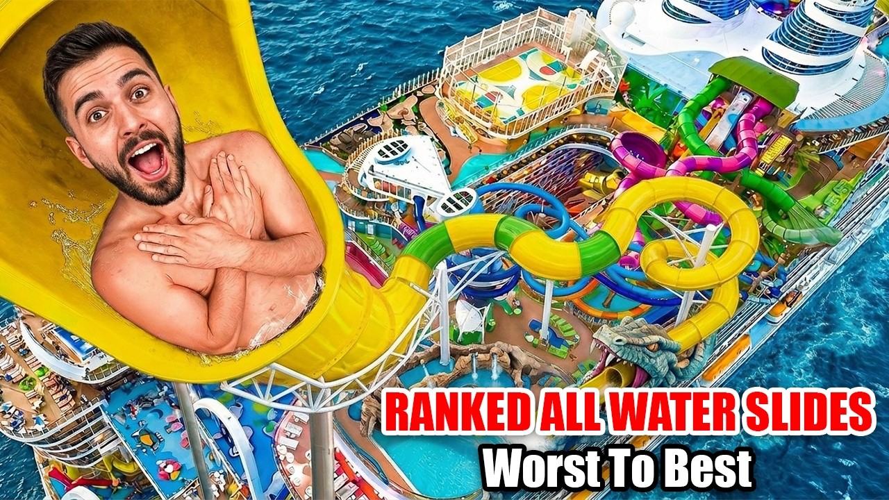 Every Cruise Ship Water Slide Ranked WORST to BEST (2026 Edition)