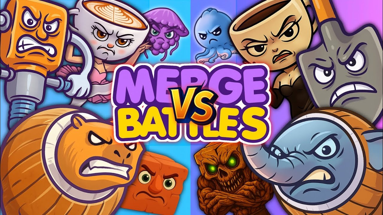 Merge Battles Gameplay 3 | Brainrot VS Brainrot | New Update 🔥🤩