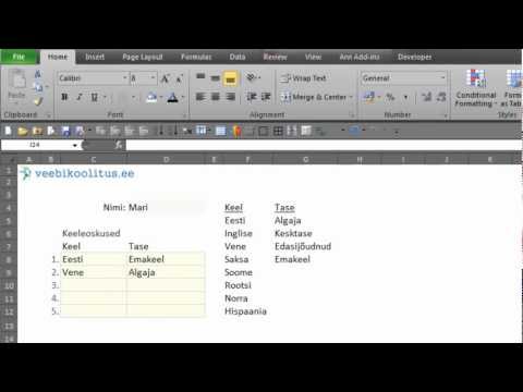 Video: Kuidas Excelis ripploendit lisada?