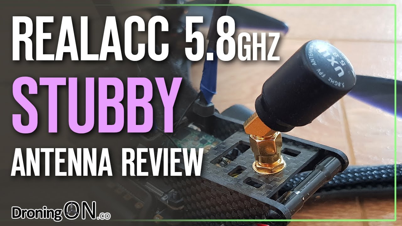RealACC Mini UXII Stubby Antenna - Unboxing & DVR Comparison