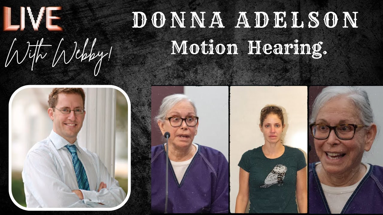 Donna Adelson Motion Hearing - YouTube