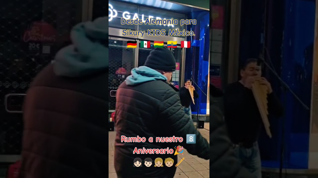 Desde Alemania para Sikury KIDS México. #FolklorLatinoamericano #sikuris #zampoñas #quena #mexico