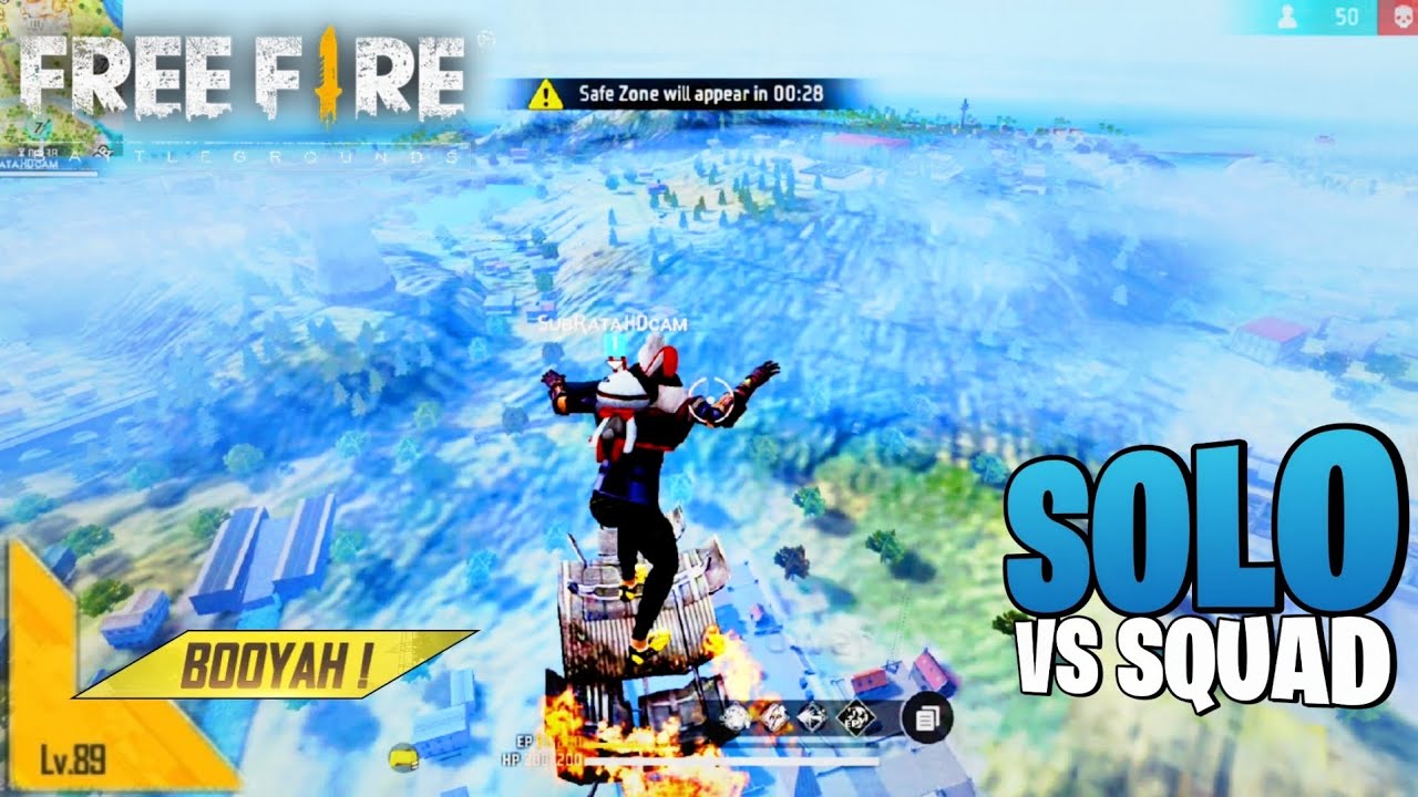 solo vs squad BR - rank highlights [ Free Fire ] #freefire - YouTube