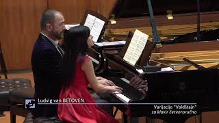 Piano Duo Marija Godjevac I Dragomir Bratic, Beethoven 8 Variations From Grafen Von Waldstein