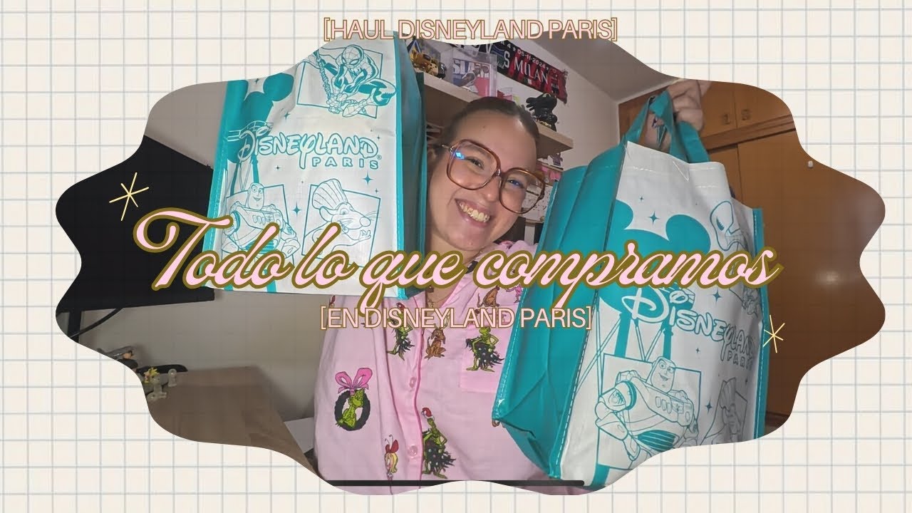 HAUL: Disneyland Paris Haul 🐭✨🏰 - Todo lo que compre en mi viaje a Disney!!