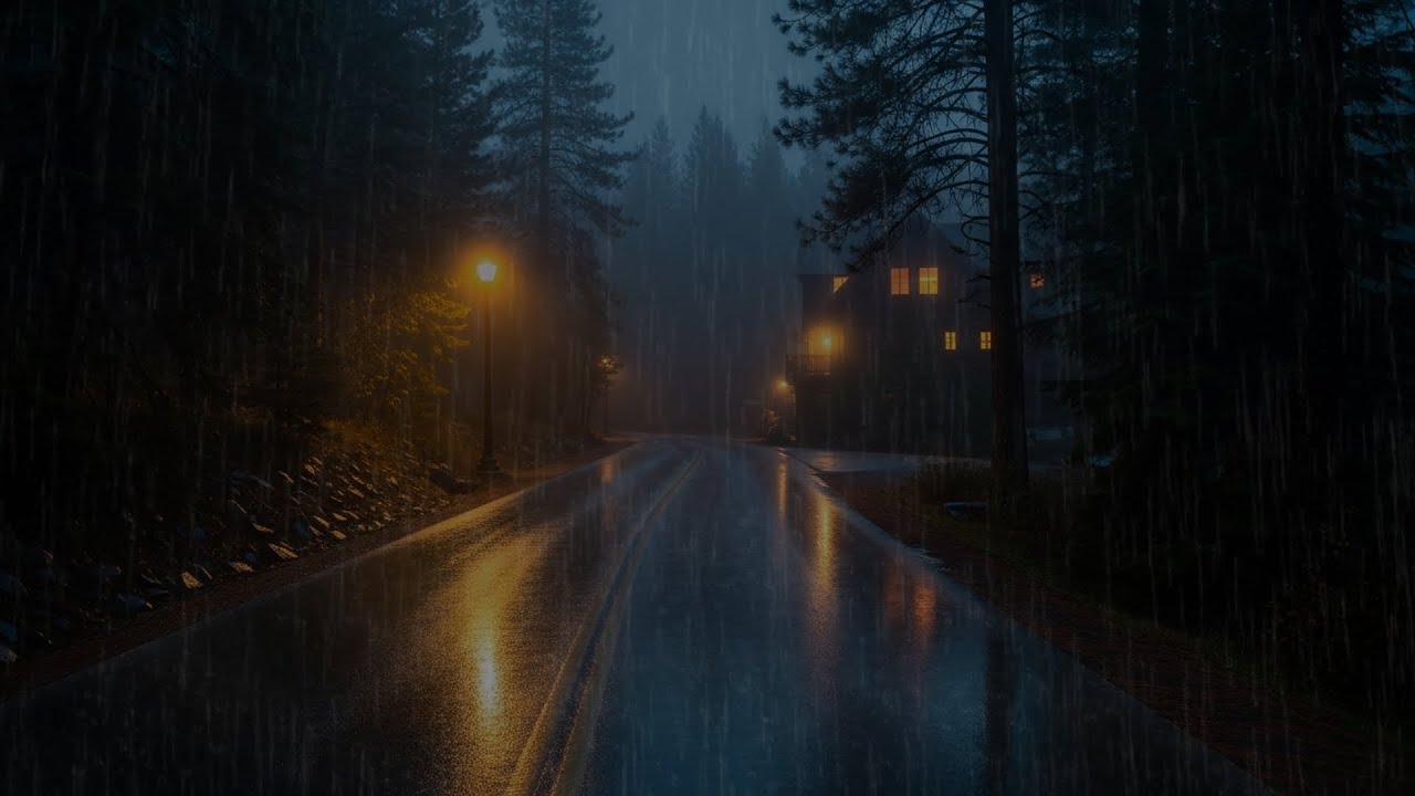 Rain and Thunder Sounds for Sleeping | Natural Storm Audio for Long, Calm Rest