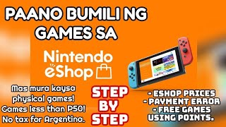 Paano Bumili Ng Murang Games Sa Eshop? (Nintendo Switch / NSW Budol)