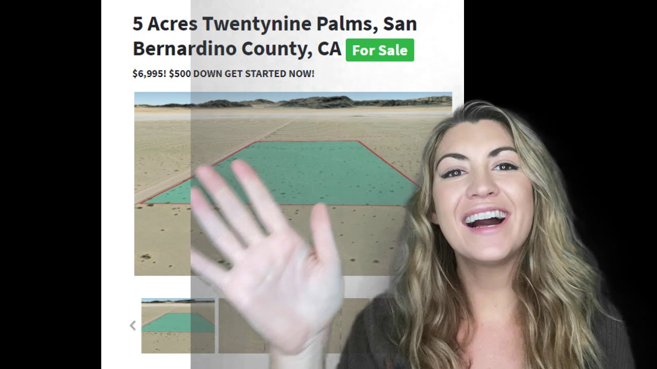 5 Acres Buy Cheap Land in Twentynine Palms California Property in