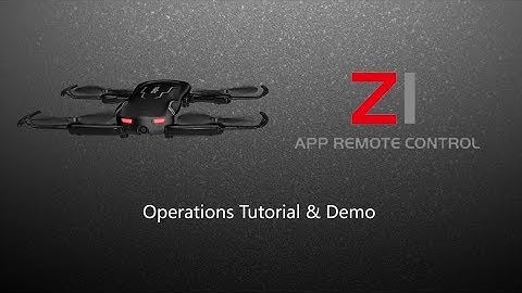 Syma Z1 FPV Foldable Drone Operations Tutorial