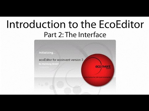 EcoEditor Tutorial Part 2: The Interface