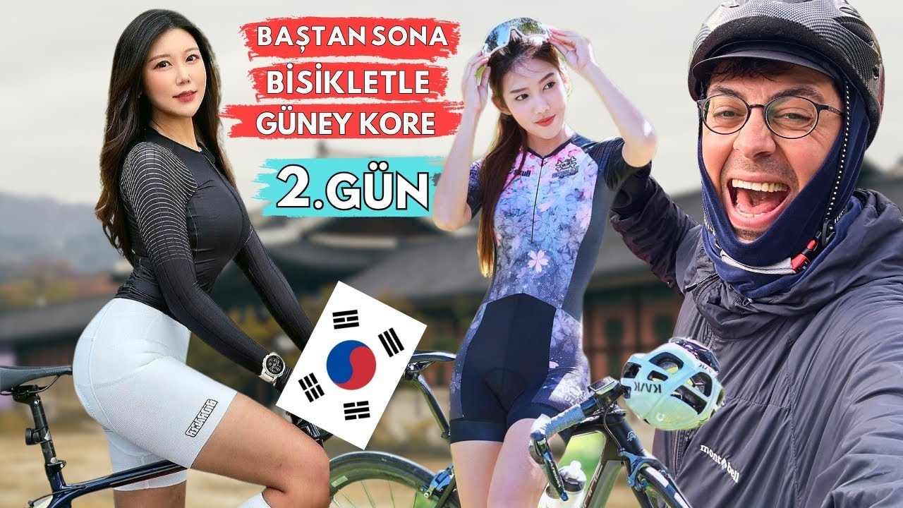 Güney Kore’yi Bisikletle Geçiyoruz! 🇰🇷🚴‍♂️ BUGÜN ÇOK GÜZELDİ! 2. Ve 3. Gün