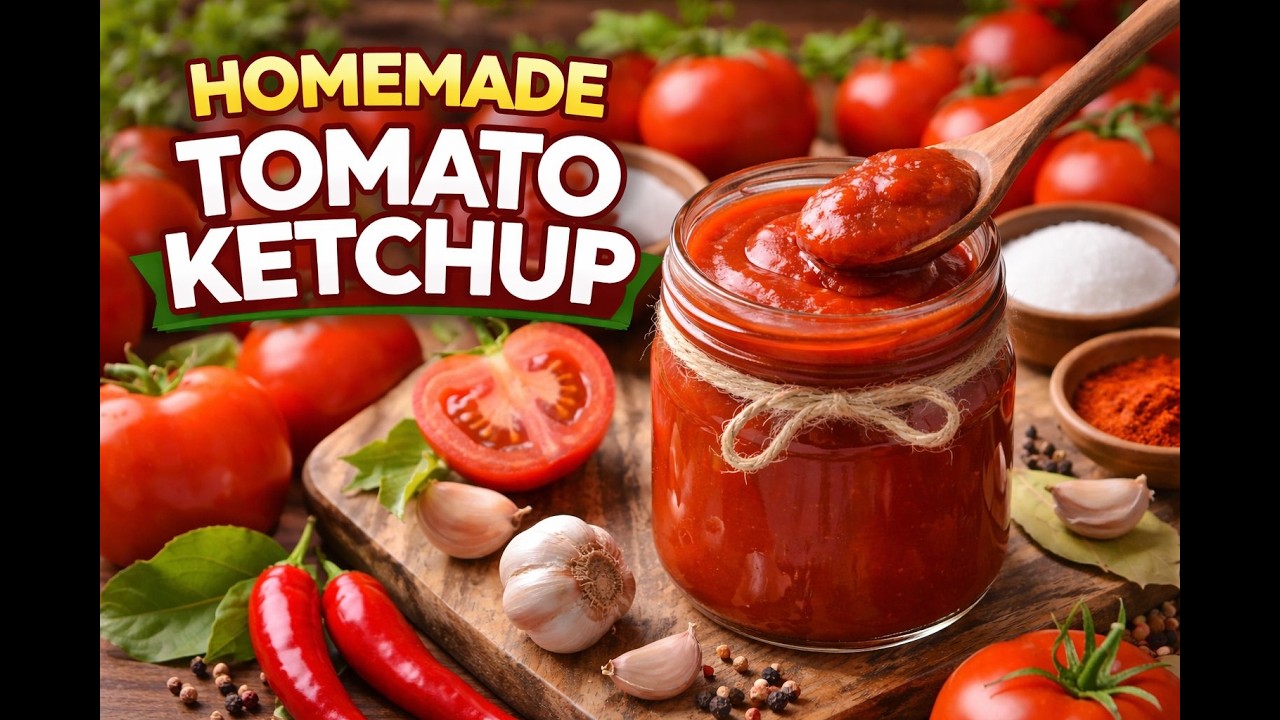 Make Tomato Ketchup at Home in Easy Steps | Better Than Store Bought!