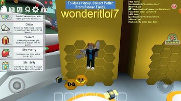 Hatch gifted basic bee from basic egg! (Bee Swarm Simulator)