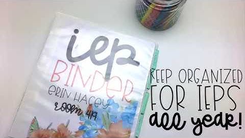 IEP Binder PREVIEW