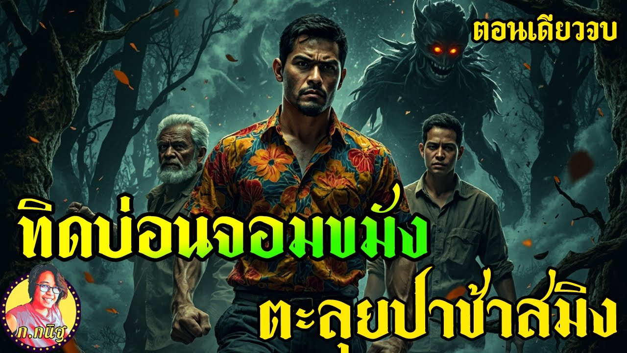 ทิดบ่อนจอมขมัง ตะลุยป่าช้าสมิง เข้าป่ากะจะลืมเธอ แต่ดันต้องมาเจอเสือ! ยาวๆตอนเดียวจบ