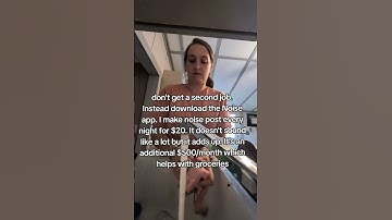 who has time for a second job?  #sidehustle #sidegig #sahmjobs #dsows #noise