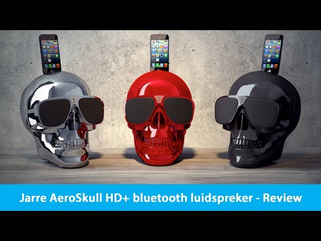 Бездротова портативна акустична система Jarre Technologies AeroSkull HD + Chrome Black