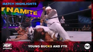 Young Bucks AEW Match Ends In Chaos When FTR Shows Up