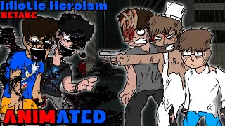 Animated  Idiotic Heroism Retake But Its The Kryggle Diggle Cast  Broken Strings  Fnf Cover