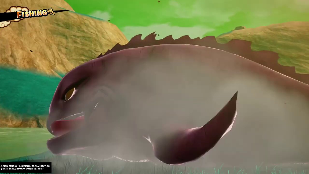 DRAGON BALL Z KAKAROT fishing with vegeta YouTube