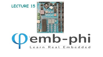 Lecture15 |Writing  program for Timer 0 using Interrupt | Learn Real Embedded with EMB-PHI.
