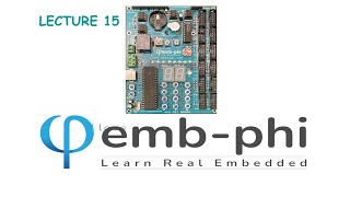 Lecture15 |Writing  program for Timer 0 using Interrupt | Learn Real Embedded with EMB-PHI.