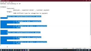 Methods Overloading in C# Lecture 1 (13/06/2020)