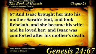 Genesis Chapter 24 - Bible Book 01 - The Holy Bible KJV Read Along Audio/Video/Text