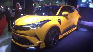 トヨタ 新型 プリウスPHEV C-HR等 モデリスタブース 実車見てきたよ！TOYOTA PRIUS PHEV C-HR etc MODELLISTA Tokyo Auto Salon 2017