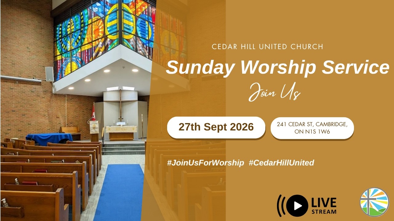 Cedar Hill United Worship Service Sunday September 27th, 2026