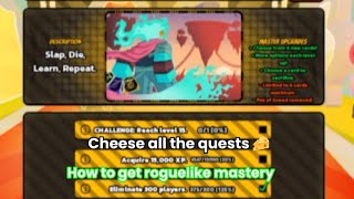 How to get roguelike mastery in slap battles