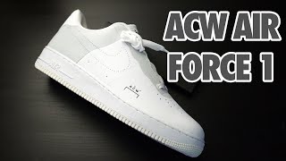 acw af1 on feet