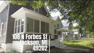 108 N Forbes Street Jackson Michigan 49202 Real Estate listing video