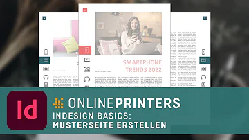 Wie erstelle ich eine Musterseite in InDesign?