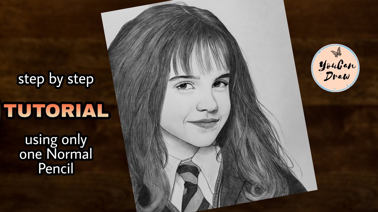 Hermione Granger Drawing  How To Draw Hermione Granger Step By Step