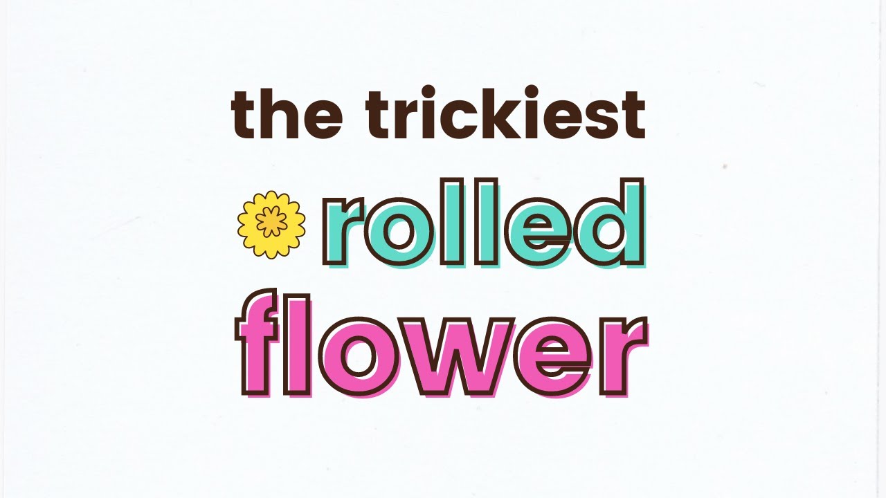 How to make the trickiest rolled paper flower | Paper Flower Tutorial #shorts