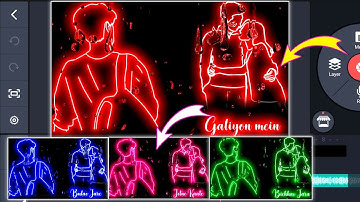 Kinemaster Glow Lyrics Editing | Glow Lyrics Video Editing | How To Make Glow Lyrics In Kinemaster