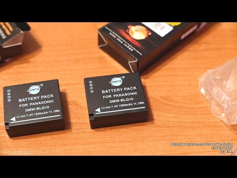 Panasonic DMC-LX100 #03: DMW-BLG10 replacement