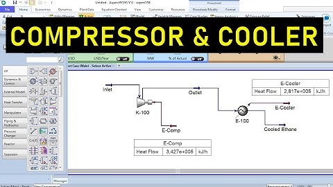 HYSYS 18: Compressor & Cooler