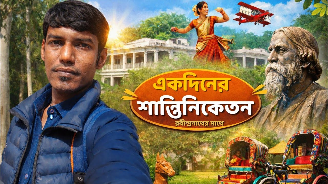 একদিনে  কম খরচে শান্তিনিকেতন সম্পূর্ণ ভ্রমন ।  Weekend Shantiniketan One Day Budget Friendly Trip