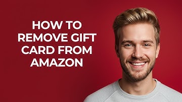 How To Remove Gift Card From Amazon - NEW! Step by Step