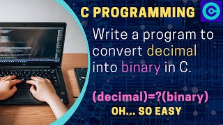 c program to convert decimal into binary | decimal to binary conversion | @rescue code