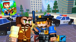 Pixel Gun 3D - Police man & Sheriff are putting things in order in Battle Royale screenshot 2