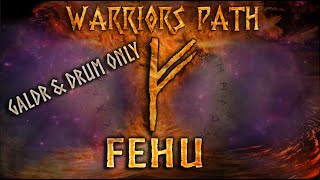 Fehu (1 hour) - Drum & Galdr Only - Fé - (Fulfillment, Wealth, Abundance) - Warriors Path 2021