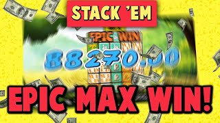 HITTING THE JACKPOT 10,000X MAX WIN on Stack 'Em Slot