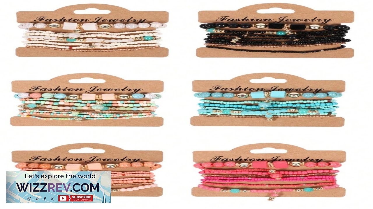 8pcs Set Bohemian Beaded Bracelet Set For Girls SHEIN USA Review