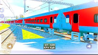 Realistic Lhb Train Departure - Indian Trains Driving 3D #indiantrains #traingame