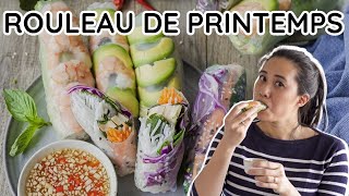 Rouleaux De Printemps Colorés Et Originaux - 3 Recettes Guide Pas À Pas Pour Bien Rouler